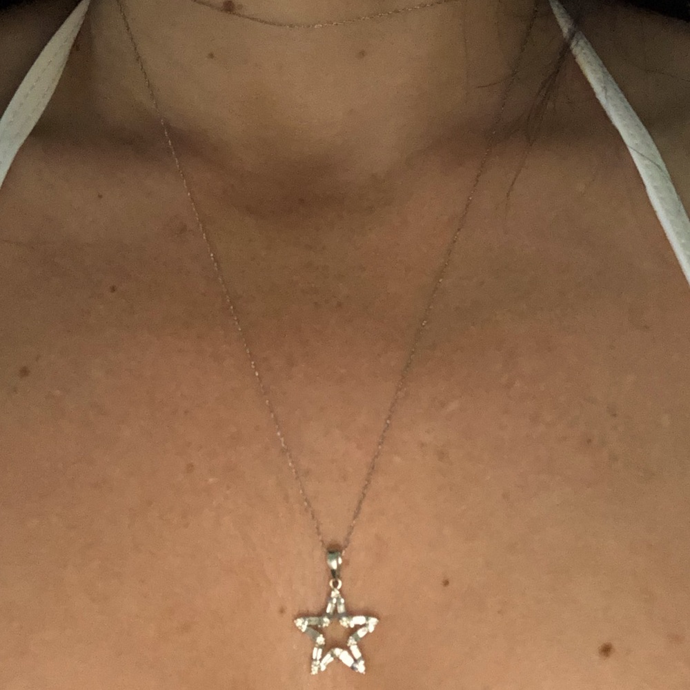 18” necklace with star pendant